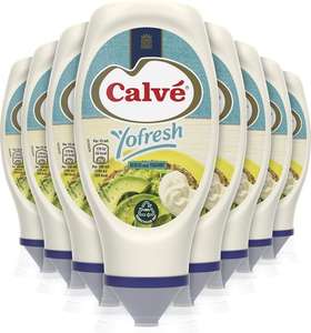 Calvé Yofresh Mayonaise Knijpfles - 8 x 430 ml - Voordeelverpakking