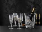 Spiegelau & Nachtmann Noblesse | 4 champagneglazen 155 ml + champagnekoeler 2,7 liter | kristalglas