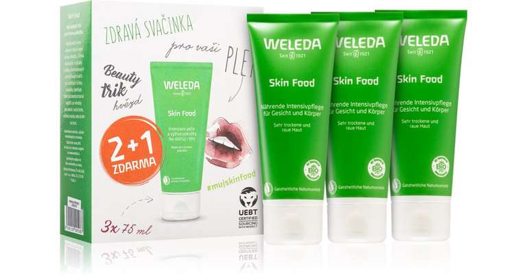 Weleda Skin Food 3-pack (75ML per tube) voor €13,60