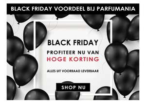 Black Friday deals bij Parfumania