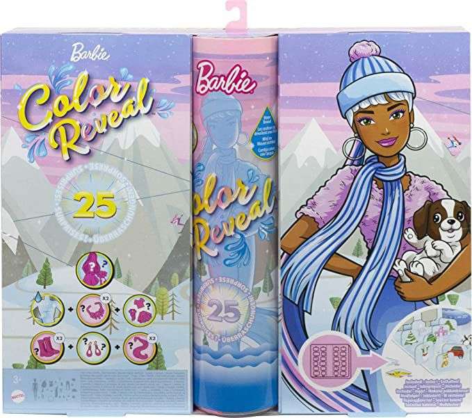 Barbie color reveal advent kalender