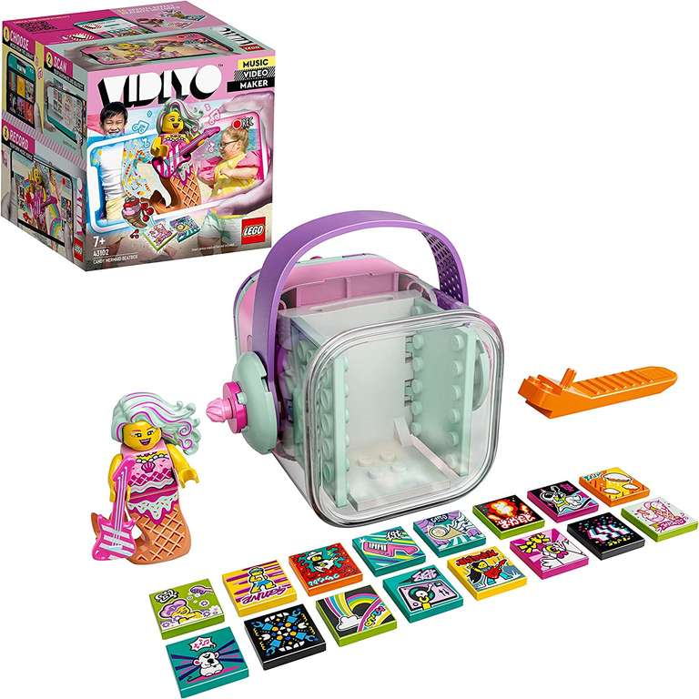 LEGO 43106 VIDIYO Unicorn DJ BeatBox / 43102 VIDIYO Candy Mermaid BeatBox voor €4,98 per stuk @ Amazon NL