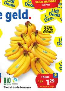 Biologische Fairtrade bananen