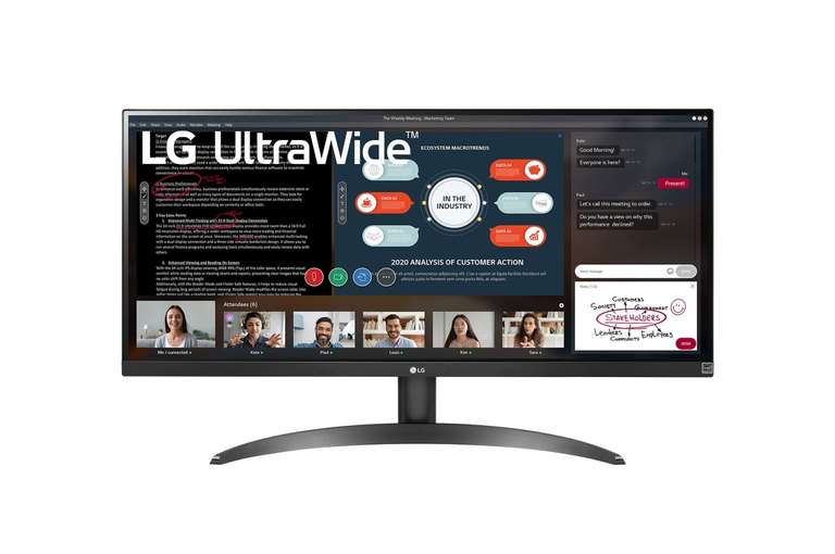 LG 29WP500-B UltraWide 29 inch-monitor (2560x1080p, 75Hz, 5ms, IPS) voor €119,60 @ Megamobile