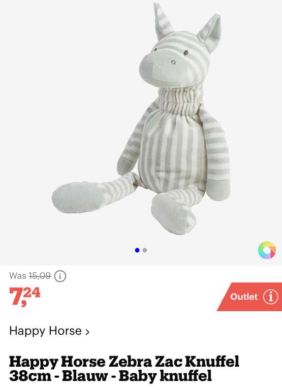 [bol.com] happy horse knuffels €7,24 - €14,39