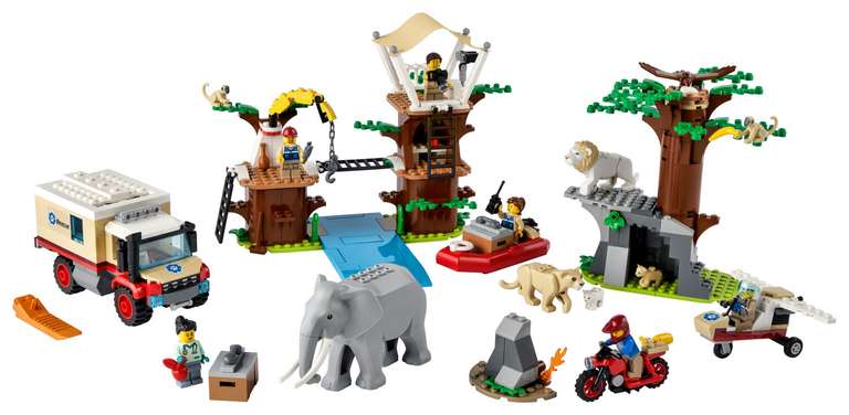 Lego City Wildlife rescue kamp 60307