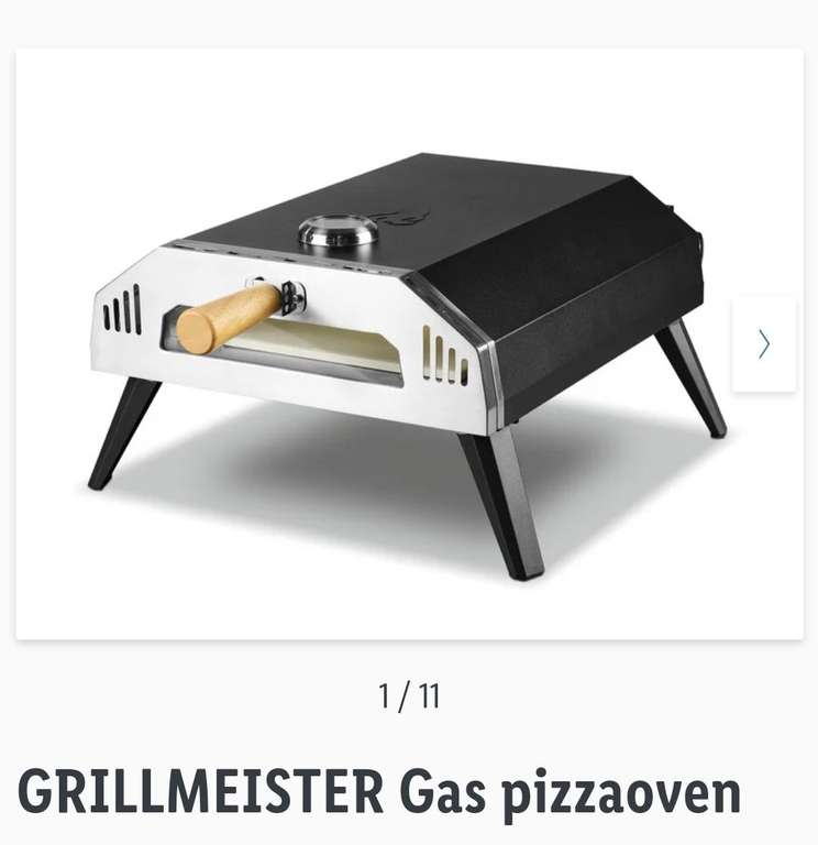 Grillmeister gas pizzaoven