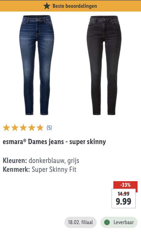 Esmara & LIVERGY jeans