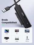 UGREEN USB 3.0 naar 2.5 Inch SATA Harde Schijf SSD/HDD Adapter voor €10,39 @ Amazon.nl