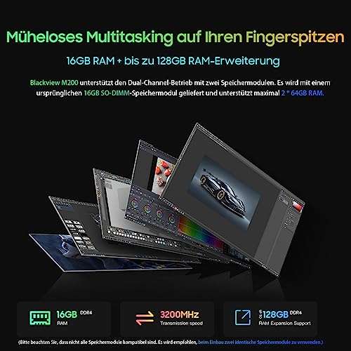 Blackview MP200 Mini-pc, i5-11400H, 16 GB DDR4, 512GB SSD, W11 Pro