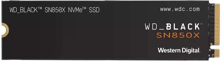 WD Black SN850X 2TB Interne SSD (zonder heatsink)
