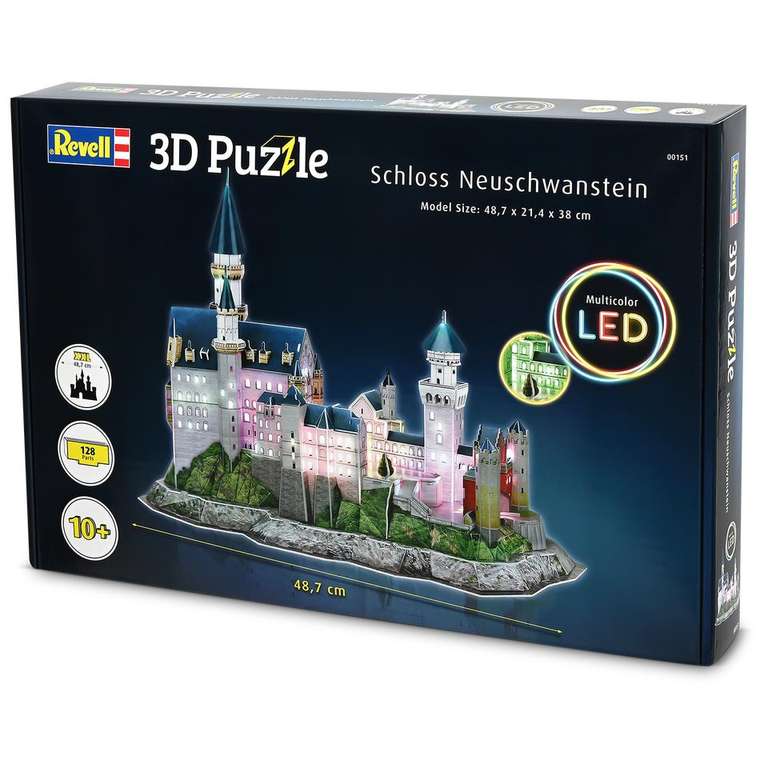 Revell 3D-puzzel Slot Neuschwanstein (LED editie)