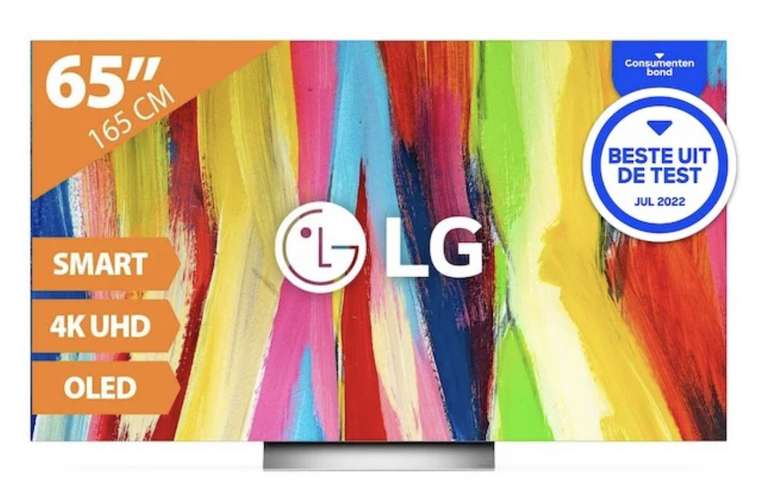 LG evo C2 OLED65C25LB - 65 inch OLED TV (2022)