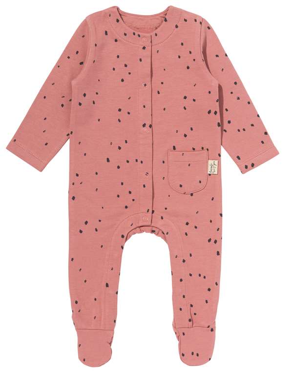 Newborn jumpsuit roze voor €5 (was €17) @ HEMA