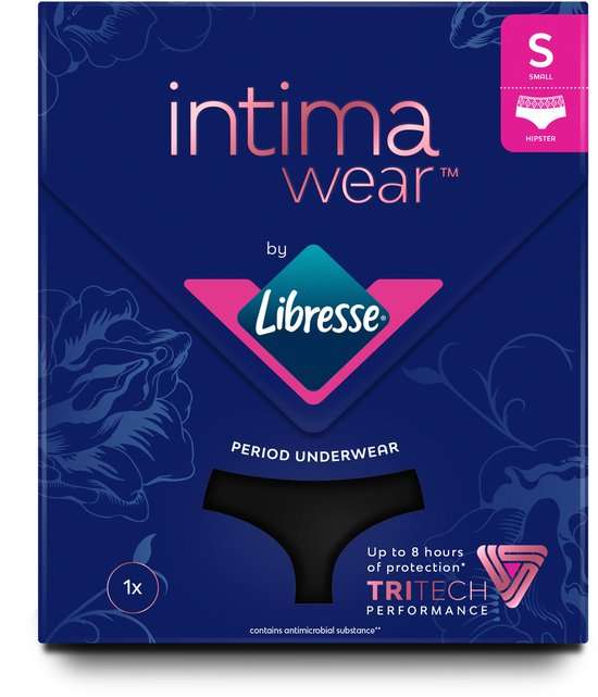 Libresse intimawear menstruatie ondergoed in verschillende maten