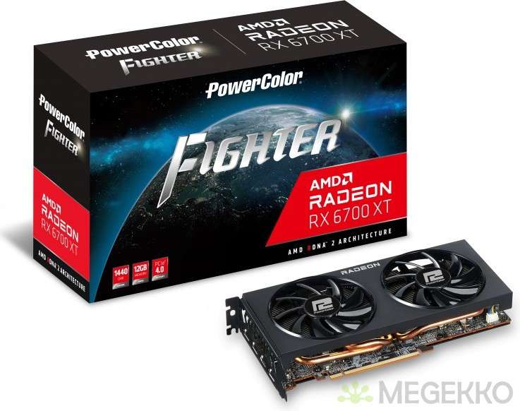 PowerColor Radeon RX 6700 XT Fighter 12GB Videokaart