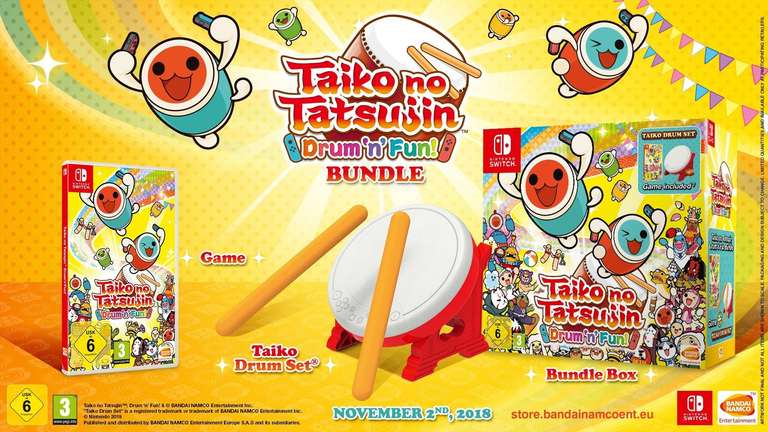 Taiko no Tatsujin: Drum ‘n’ Fun! Bundle - Nintendo Switch