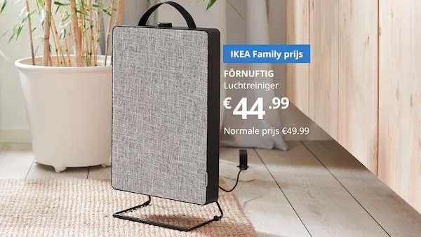 10% IKEA Family korting op luchtreinigers