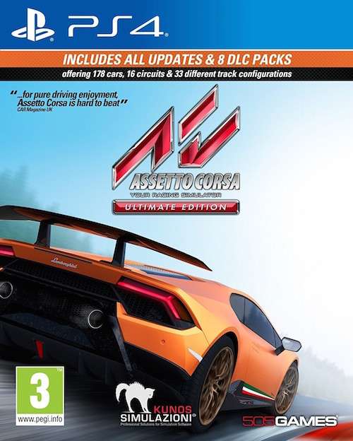 Assetto Corsa Ultimate Edition (digitaal) - 7,99 met PS Plus en 9,99 zonder PS Plus