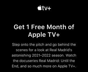 Gratis: 1 maand gratis Apple TV+