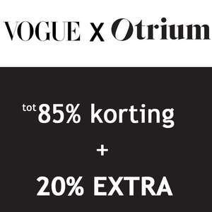 VOGUE X Otrium = 20% extra korting (nu al tot -85% sale)