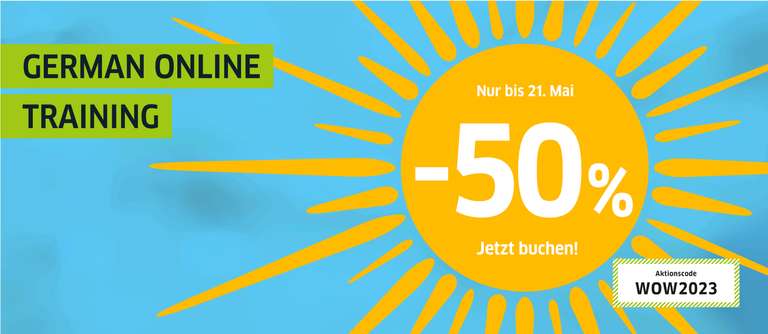 50% korting op online cursus Duits van het Goethe Institut (A1-C1)