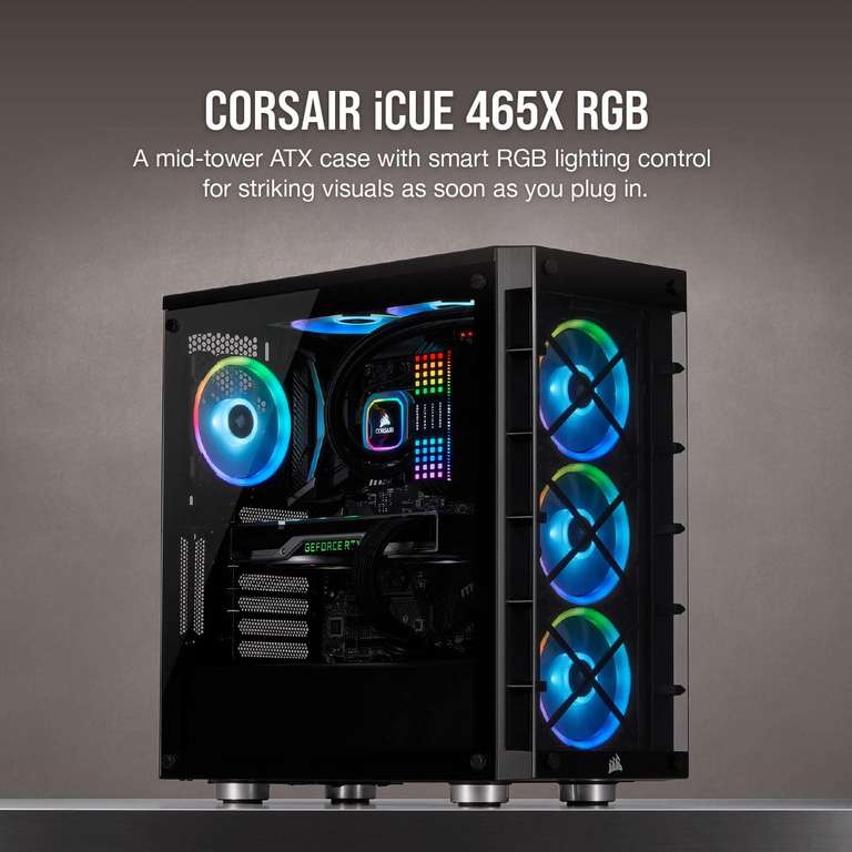 Corsair iCUE 465X RGB Smart Case Zwart