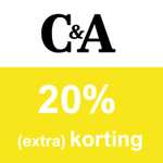 C&A: 20% korting (va €29) - ook op SALE!