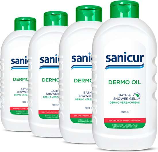 4X 1Liter Sanicur Dermo Oil