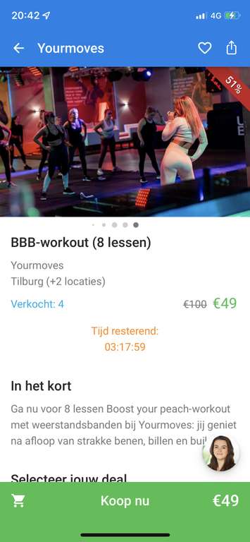 BBB workout 8 lessen