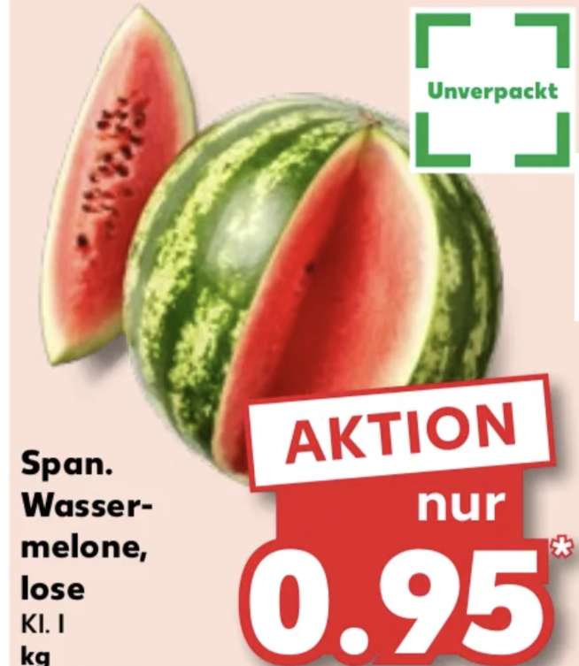 [Grensdeal] Watermeloen kg voor € 0,95 bij Kaufland