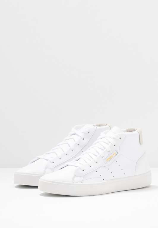 adidas sleek mid shoes leren damessneakers wit voor €27,99 @ Otrium