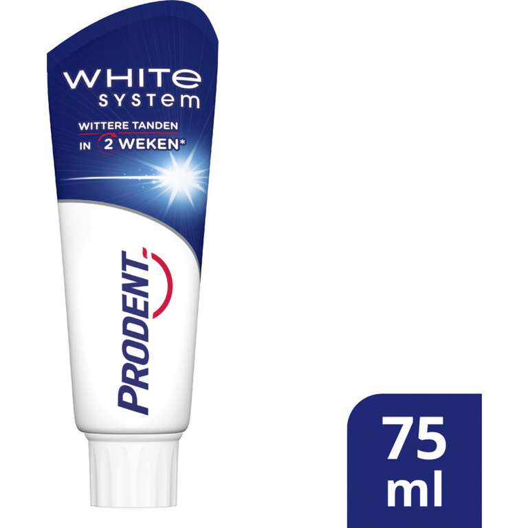 Prodent White System Tandpasta 4 tubes voor 5 euro
