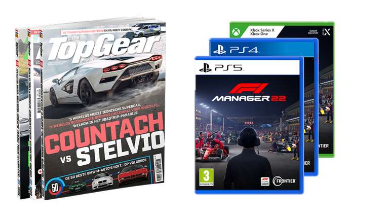 F1 Manager 2022 voor Xbox One/X, PS4 of PS5 + 6 maanden TopGear voor €49 @ TopGear