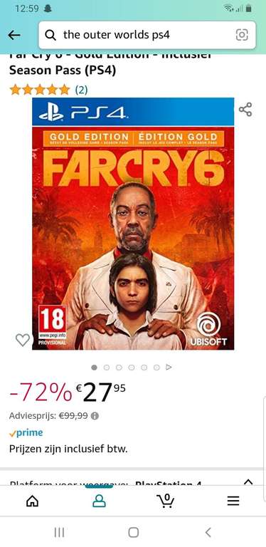 Far Cry 6 - (Gold Edition) - Inclusief Season Pass (PS4) met code ( AMAZONVIJF ) 5 euro extra korting