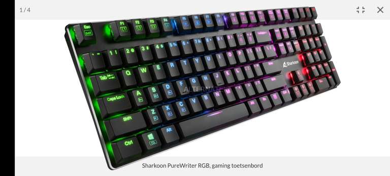 Sharkoon Purewriter RGB keyboards