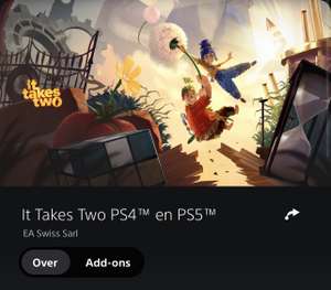 It takes two (PS4 & PS5)
