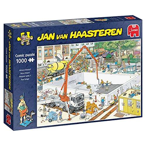 Verschillende Jan Van Haasteren legpuzzels 1000 stuks voor €6.19 en €7.80 Amazon.fr en Amazon Belgie bv. Almost ready?,Toy shop,..