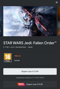 Google Stadia - STAR WARS Jedi: Fallen Order - Nu €11,99, €9,99 voor Stadia Pro