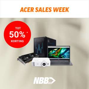 Acer actieweek @ NBB (bijv. Acer Aspire 5 Spin met i5-1335U, 16GB RAM, 512GB voor €659,99)