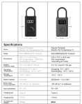 Xiaomi Portable Electric Air Compressor 1S / 2
