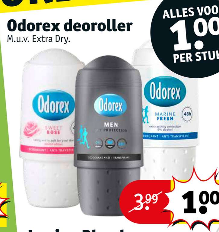 Odorex deoroller voor 1.00