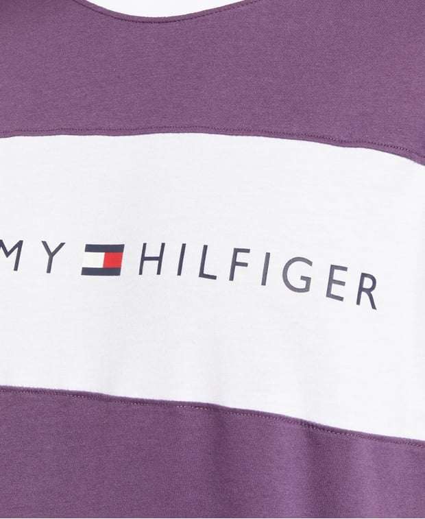 Tommy Hilfiger T-shirt Logo lila + andere kleuren