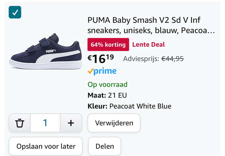 Baby | Peuter sneakers Amazon Lente Deal!