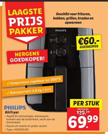 Philips Airfryer Essential HD9200/90 @Lidl