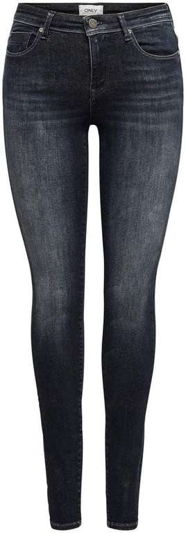 Only Onlshape Life Skinny Fit Jeans Dames Zwart