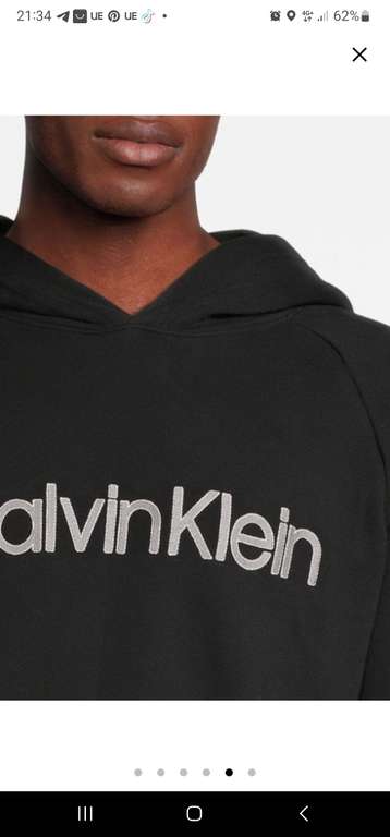 Calvin Klein hoodie zwart met capuchon in maat M (andere maten inmiddels uitverkocht)