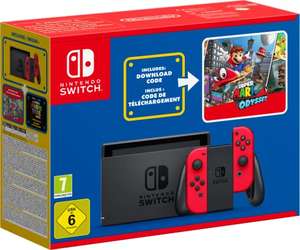 Nintendo Switch console met download code voor Super Mario Odyssey