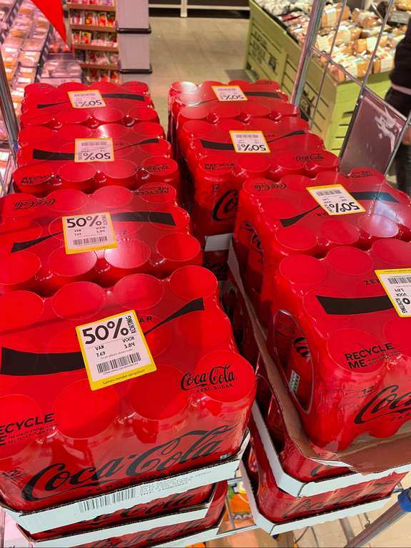 [lokaal] Coca cola, coca cola zero & fanta 12 pack blikjes