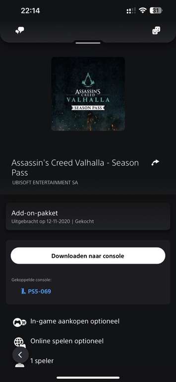 Assassin's Creed Valhalla - Ultimate Pack (DLC) (PS5) PSN Key EU
